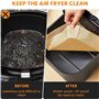YJDM Lot de 100 feuilles de cuisson pour friteuse à air chaud Ninja SL300EU, accessoires de friteuse à air chaud pour Ninja 7,6 