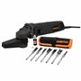 ARBORTECH Power Chisel 900s Outil de sculpture électrique pour bois 1000 W avec 7 burins à sculpter