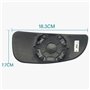 Arotzelox miroir retroviseur exterieur pour Ducato Jumper Relay Boxer 2006-2020 Verre de Rétroviseur 8151LP Glace De Rétroviseur