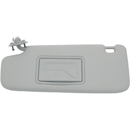 Pare-Soleil de Voiture Pare-Soleil Gauche avec Miroir adapté for Chevrolet Aveo 2012 2013 2014 Gris Visières de Soleil