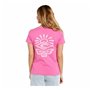 T-shirt à manches courtes femme Rip Curl Re-Entry Crew Tee Rose Fuchsia