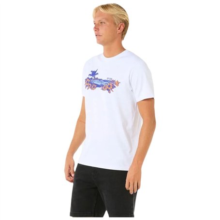 T-shirt à manches courtes homme Rip Curl Surf Paradise Blanc