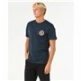 T-shirt à manches courtes homme Rip Curl Shred Til Tee Blue marine