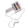 Testeur de pH ph metre electronique compteur de chlore, moniteur de qualité de l'eau 2 en 1 pour piscine, culture hydroponique,
