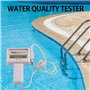 Testeur de pH ph metre electronique compteur de chlore, moniteur de qualité de l'eau 2 en 1 pour piscine, culture hydroponique,