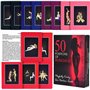 AJOHBM Jeux de Cartes Accessoires intimes Cadeau pour Les Couples Poker Femme ou Homme Jeu Lot de 50 Cartes Jeu de soirée-S0609M