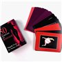 AJOHBM Jeux de Cartes Accessoires intimes Cadeau pour Les Couples Poker Femme ou Homme Jeu Lot de 50 Cartes Jeu de soirée-S0609M