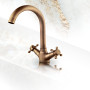 DP Bath Almendro - Robinet Mélangeur de cuisine bronze