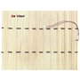 DaVinci ESPACE BEAUX ARTS da Vinci Natte de pinceaux en Bambou,Etui à pinceaux en Bambou,Trousse pour Pinceau en Bambou Rouleau,