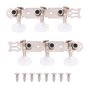 3 + 3 Acrylique Guitare Classique Corde Tuning Peg Tuners Mécaniques Argent avec Vis Accessoires De Guitare pour Guitares Classi