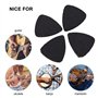 10 pièces accessoire d'instruments de corde de plectre de feutre de laine pour ukulélé de guitare basse acoustique électrique(No
