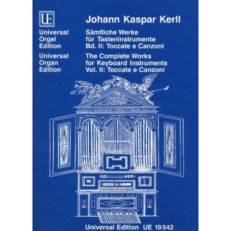 UNIVERSAL EDITION KERLL SäMTLICHE WERKE FüR TASTENINSTRUMENTE