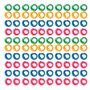 Oumefar 100 Pièces Porte canette Clip , Fil Copains Pinces Bobine Organisateur pour la Plupart des Bobines de Couture