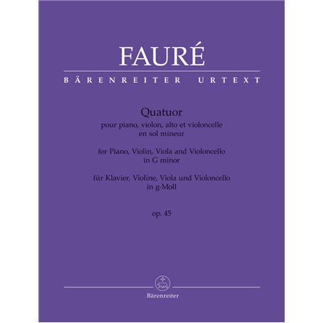 Quatuor pour piano