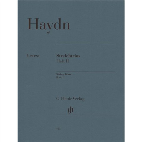 Franz Joseph Haydn: Streichtrios Heft II. Partitions pour Instruments À Cordes