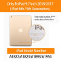 VAGHVEO Coque pour iPad 9,7 Pouces 2018/2017 (6ème/5ème Génération), Étui Case Fine et Légère en TPU Souple Housse Cover pour Mo