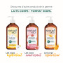 Naturé Moi – Lait Corps Réparateur au Miel Bio du Limousin et à l'Huile d'Avocat - Nourrit et Répare les Peaux Extra Sèches - 97