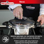 Magefesa Nova - Autocuiseur Rapide 4L, Acier Inoxydable 18/10, Capteur de Pression, Fermeture Facile et Confortable, Cuisine Sai