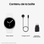 Samsung Galaxy Watch8, Montre Connectée, Coach Running, Coach Sommeil, Galaxy AI, Bluetooth, 40mm, Argent, Chargeur Secteur Rapi