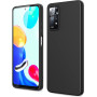 HQ-CLOUD® Coque Silicone NOIR Mat Pour XIAOMI REDMI NOTE 11 4G + 2 Verre trempé Film Protection écran - Anti Rayures - Ultra Rés