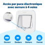 PetSafe Chatière à Puce électronique, accès sélectif pour Votre Chat, empêche Les étrangers d'entrer, Installation Facile, Chats