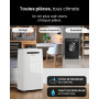 Pro Breeze Déshumidificateur Compresseur 20L/jour pour pièces jusqu'à 30 m² - 4 modes, Sèche-linge, Drainage continu, Minuterie 