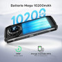DOOGEE S119 Téléphone Portable Incassable 【2025】 Écran Arrière 1,32'', 24GB+512GB/TF2TB, 10200mAh 33W, 6,72’’ FHD+ IPS, Caméra 1