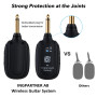 Système de guitare sans fil A8-2 UHF Audio Émetteur récepteur sans fil pour guitare acoustique, basse, violon, clavier, instrume