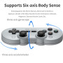 8BitDo SN30 Pro Manette Bluetooth Sans Fil, Mise à Jour du Joystick à Effet Hall, Avec Manettes Rumble Vibration Câble USB-C Com