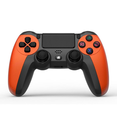 NK Wireless Controller for PS4 / PS3 / PC/Mobile - vibration, fonction de détection 6 axes, lumière LED, écran tactile, prise ca