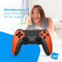 NK Wireless Controller for PS4 / PS3 / PC/Mobile - vibration, fonction de détection 6 axes, lumière LED, écran tactile, prise ca