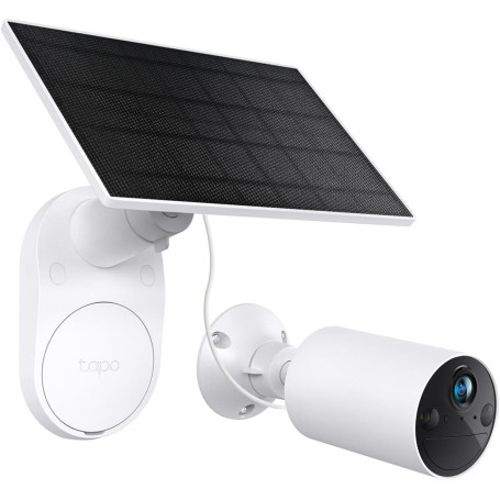 Tapo 2K(3MP) Caméra de Surveillance WiFi Extérieure sans Fil avec Panneau Solaire, Testé par Cnet 4 étoiles, Autonomie jusqu'à 1