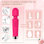 Vibromasseurs Feminin Sex Toýs Femme Clitoridien,20 Modes de Vibration et 8 Vitesses de Vibration Sex Toys, Masseur Sans Fil Go