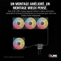 CORSAIR iCUE Link LX120-R RGB 120mm PWM Ventilateur Inversés – Kit Triple Ventilateur – Faible Bruit, CORSAIR Palier à Dôme Magn