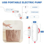 Sac Sous Vide Vetement Aspirateur avec Pompe USB, Lot de 6 Sacs de Rangement Sous Vide (2X 40*40cm, 2X 40*50cm, 2X 40*60cm), Sac