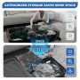 Sac Sous Vide Vetement Aspirateur avec Pompe USB, Lot de 6 Sacs de Rangement Sous Vide (2X 40*40cm, 2X 40*50cm, 2X 40*60cm), Sac