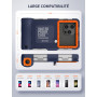 Lanhiem Pochette Étanche 15M [Universelle] Coque Téléphone Protection IPX8 Plongée Étui pour iPhone Samsung Galaxy Huawei XiaoMi