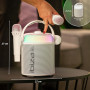 Ibiza - KARAHOME-WH - Enceinte Karaoke Lumineuse sur Batterie, avec Deux micros sans Fil (sur Batterie) - Bluetooth, USB, MicroS