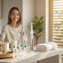 Qitizu Brossette de Rechange Compatible avec Braun Oral-b Brosse à Dents Electriques (20 Blanc, 20 unité (Lot de 1))