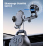 Miracase Support Téléphone Voiture [2025 Ventouse Puissante] Porte Telephone Voiture Tableau de Bord, Rotation 360° Portable Ven