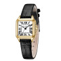 Szaikyri Classique Carrée Montre pour Femmes avec Chiffres Romains Montre de Dames Montre Carrée Femme