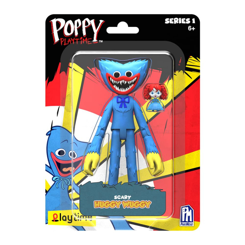 Roblox Poppy Playtime Actiefiguur – Huggy Wuggy – 12,7 Cm – Officiële Merchandise – Met Accessoires