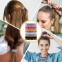 12 Pièces Elastique Cheveux Fille,12 Couleurs Disponibles Chouchou Cheveux Fille,Elastique Cheveux,élastique Cheveux en Coton Do