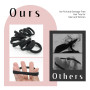 Dreamlover Élastiques à Cheveux, 50 Pièces de Chouchous Cheveux Noirs pour Femmes et Hommes, Attaches pour Queue de Cheval