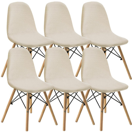 KELUINA Housses de chaises de Salle à Manger 2/4/6 Pièces Modernes médiévales pailles, Housses de chaises latérales caractéristi