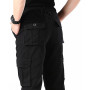 DUOLUVA Pantalon Cargo Homme De Travail avec Plusieurs Poches avec Ceinture élastique