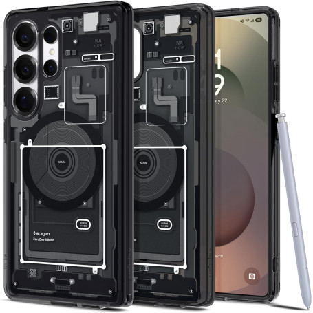 Spigen Ultra Hybrid MagFit Coque Compatible avec Samsung Galaxy S25 Ultra - Zero One