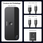 UGREEN Switch USB C 5Gbps avec 4 Ports Commutateur KVM pour 2 PC Entrées 4 Sorties Plug Play pour Clavier Souris Disque Dur Clé 