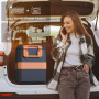 UKKISO Réfrigérateur Portable à Compression 40 L Réfrigérateur de Voiture Portable, 12 V/24V et 100-240V, -4℉-68℉, Numérique Réf