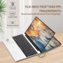 Moacreto Ordinateur Portable 15,6 Pouces, 16 Go RAM 512 Go SSD Celeron N95, PC Portable Win11 Pro écran 1920 x 1080 IPS Full HD,